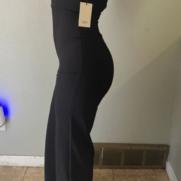 Episode Strapless Black Jumpsuit With Knot Detail back zipper elegant stylish - Picture 3 of 10